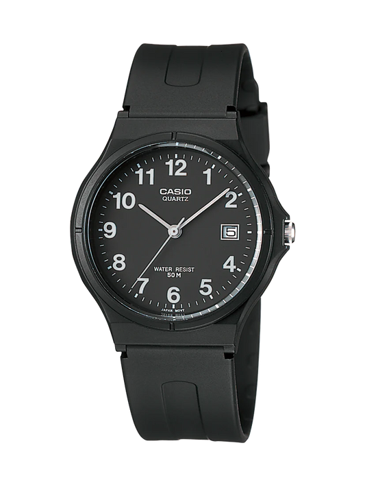 Casio Black Analogue Watch