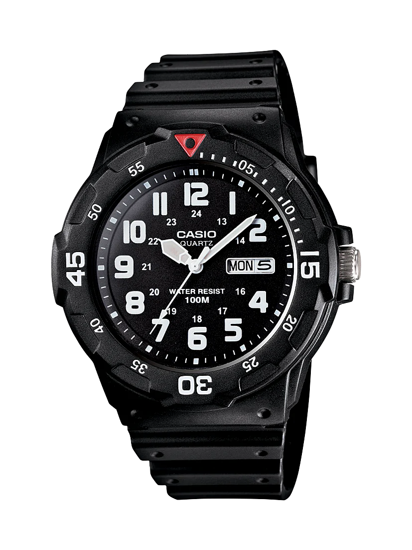 Casio Black Analogue Watch