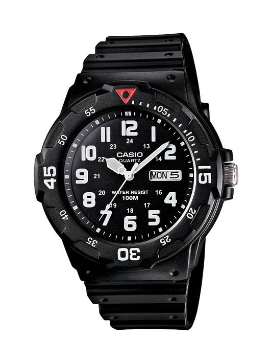 Casio Black Analogue Watch