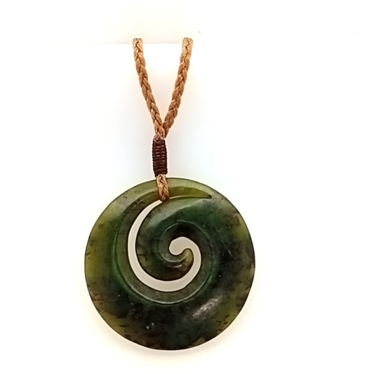New Zealand Kawakawa Greenstone Koru