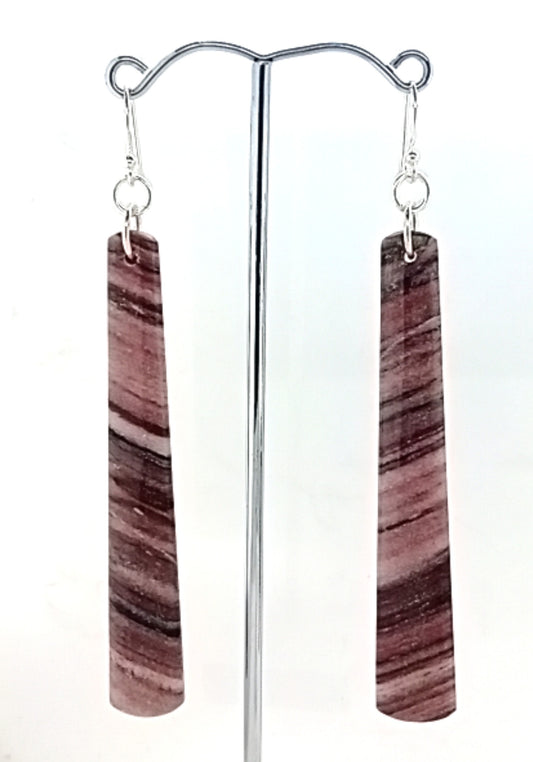 Aroha Schist Piemontite Earrings