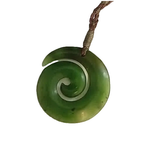 New Zealand Greenstone Kawakawa Koru