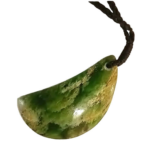 New Zealand Greenstone Raukaraka Crescent