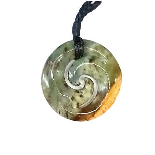Newe Zealand Greenstone Raukaraka Koru