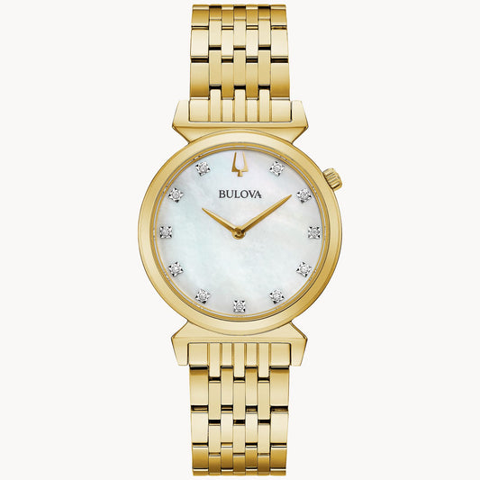 Bulova Women's Regatta Classic Watch Yellow Gold