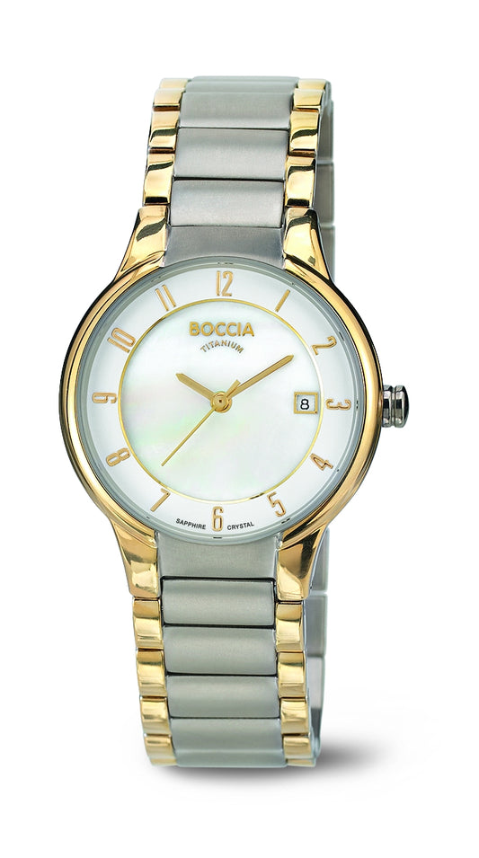 Boccia Women's Two Tone Titanium Watch
