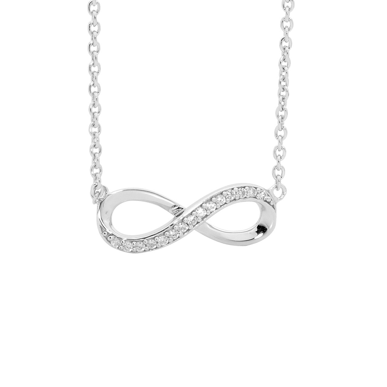 Ellani Stone Infinity Necklace