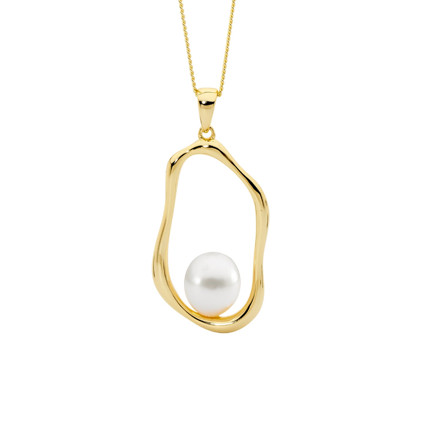 Ellani Pearl Pendant Necklace