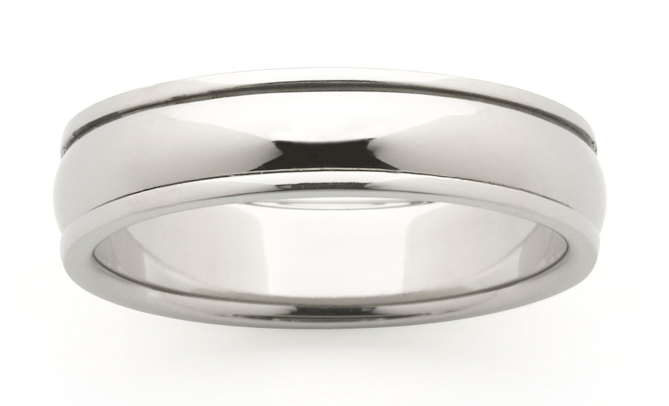 Titanium Sterling Silver Ring